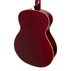 Martinez '41 Series' Folk Size Acoustic Guitar (Red)