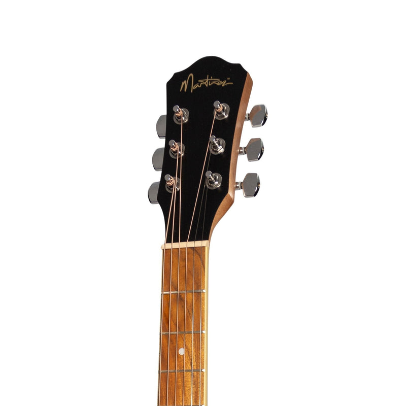 Martinez '41 Series' Folk Size Cutaway Acoustic-Electric Guitar (Jati-Teakwood)