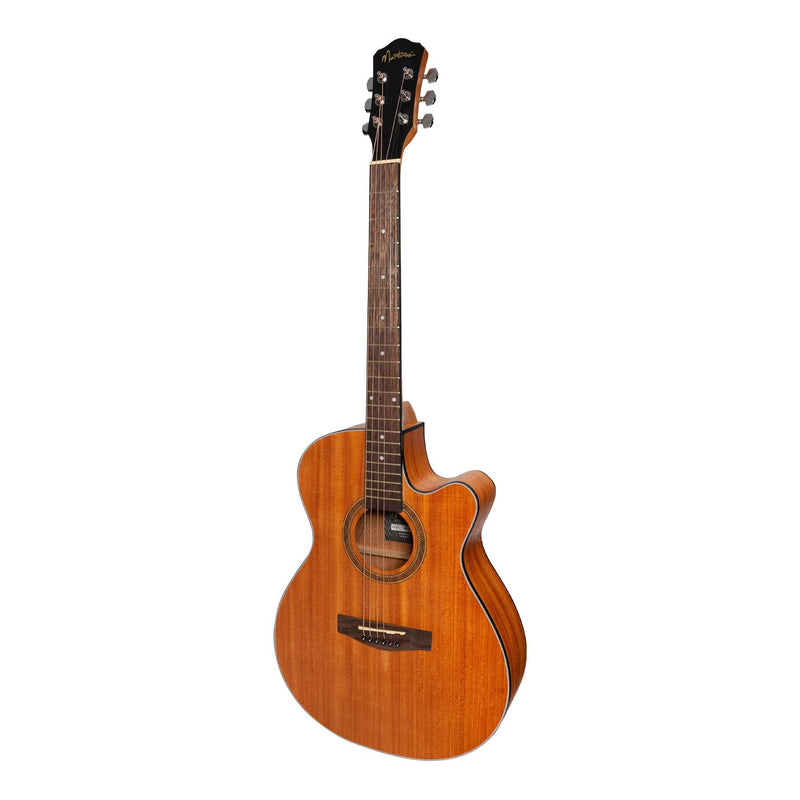 Martinez '41 Series' Folk Size Cutaway Acoustic-Electric Guitar (Mahogany)