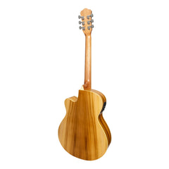 Martinez '41 Series' Folk Size Cutaway Acoustic-Electric Guitar Pack (Spruce/Jati-Teakwood)