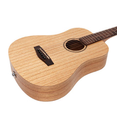 Martinez Acoustic-Electric Babe Traveller Guitar (Mindi-Wood)