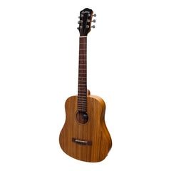 Martinez Acoustic-Electric Babe Traveller Guitar with Built-In Tuner (Koa)