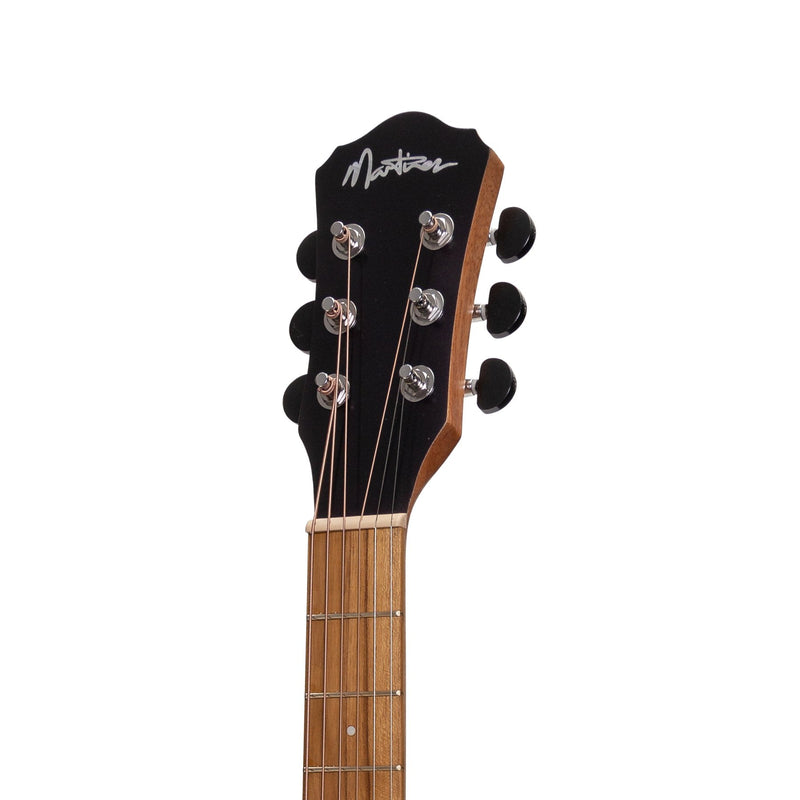 Martinez Acoustic-Electric Short Scale Guitar (Jati-Teakwood)