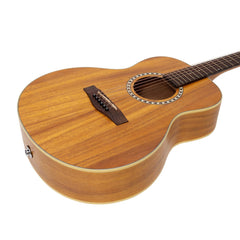 Martinez Acoustic-Electric Short Scale Guitar (Koa)