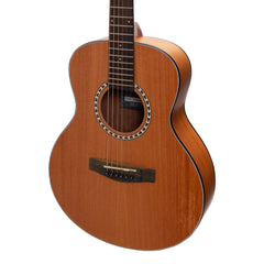 Martinez Acoustic-Electric Short Scale Guitar (Mahogany)