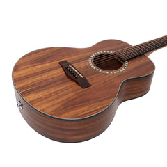 Martinez Acoustic-Electric Short Scale Guitar (Rosewood)