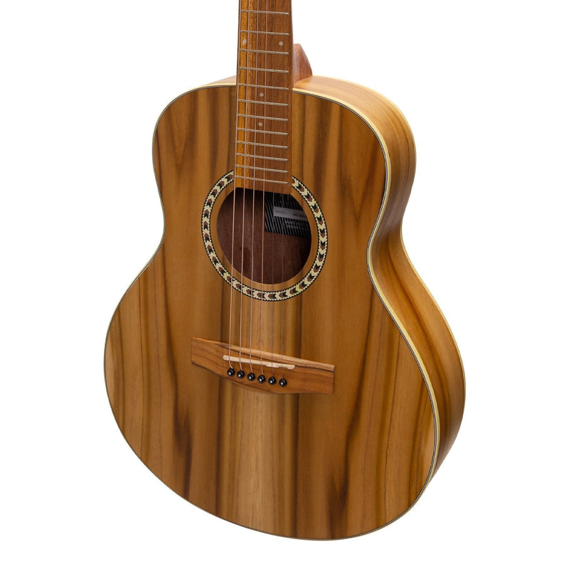 Martinez Acoustic Short Scale Guitar (Jati-Teakwood)