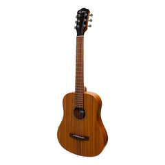 Martinez Left Handed Acoustic-Electric Babe Traveller Guitar (Koa)