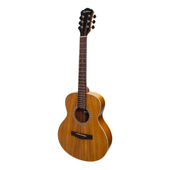 Martinez Left Handed Acoustic-Electric Short-Scale Guitar (Koa)