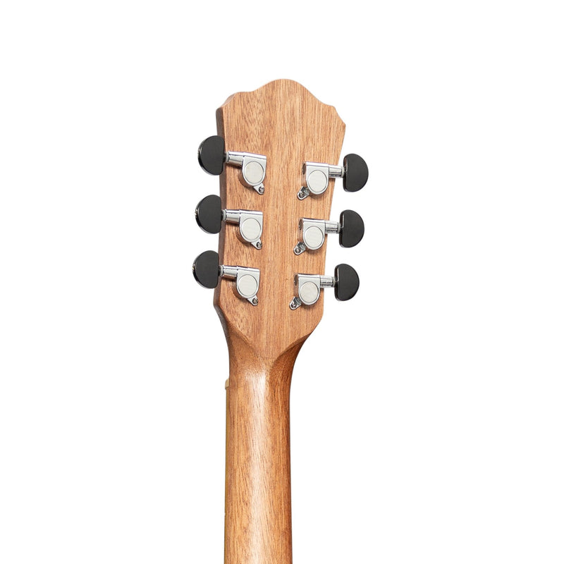 Martinez Left Handed Acoustic Short Scale Guitar (Jati-Teakwood)