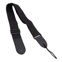 Martinez Nylon Adjustable Guitar Strap (Black)