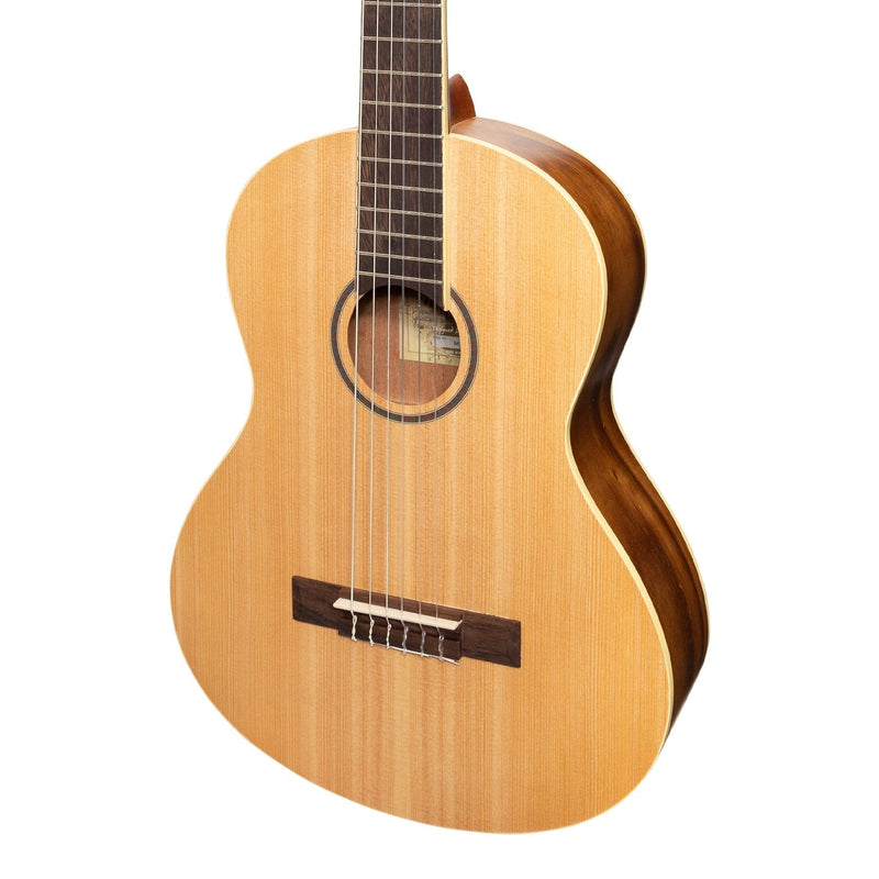 Martinez 'Slim Jim' 3/4 Size Student Classical Guitar Pack with Built In Tuner (Spruce/Rosewood)