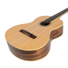 Martinez 'Slim Jim' 3/4 Size Student Classical Guitar with Built In Tuner (Spruce/Rosewood)