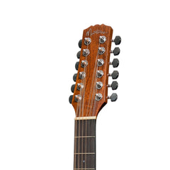 Martinez 'Southern Star Series' Koa Solid Top 12-String Acoustic-Electric Small Body Cutaway Guitar (Natural Gloss)