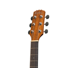 Martinez 'Southern Star Series' Koa Solid Top Acoustic-Electric Dreadnought Cutaway Guitar (Natural Gloss)