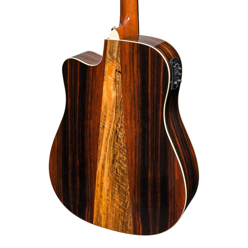 Martinez 'Southern Star Series' Spruce Solid Top Acoustic-Electric Dreadnought Cutaway Guitar (Natural Gloss)