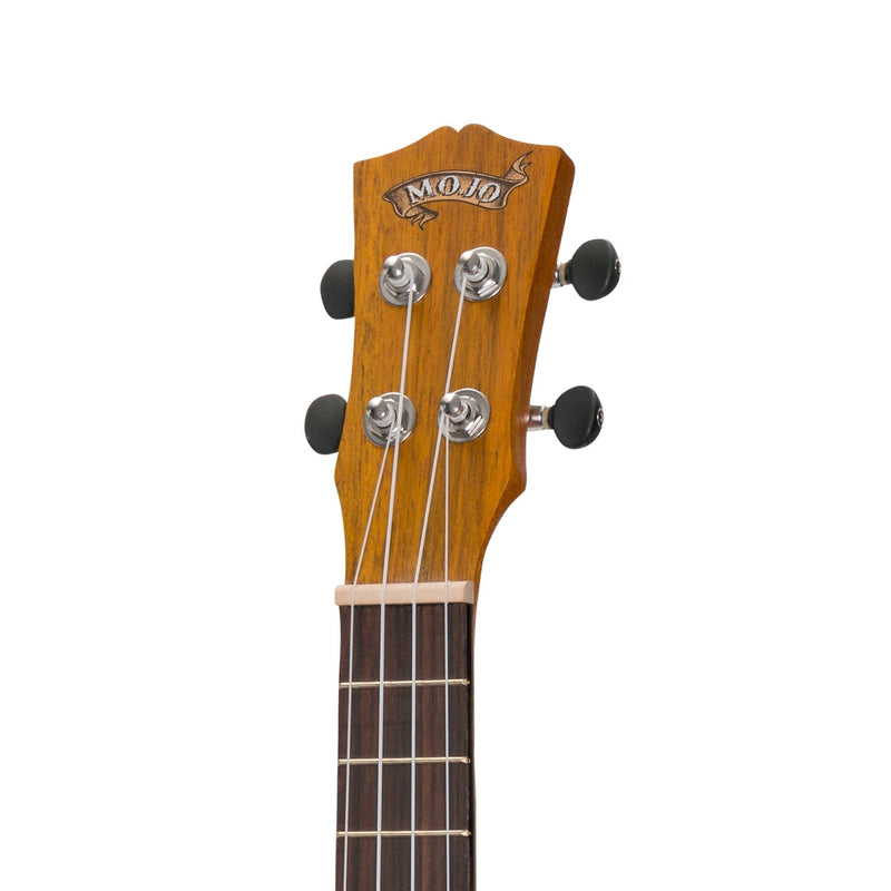 Mojo 'A30 Series' All Acacia Electric Concert Ukulele with Built-in Tuner (Natural Satin)