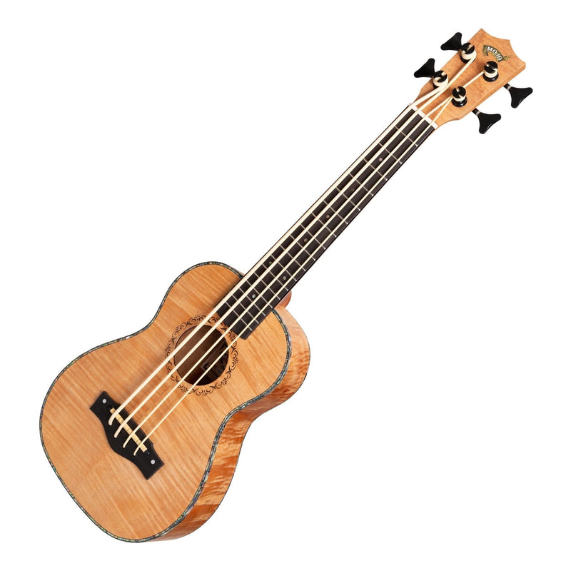 Mojo Flamed Okoume 30" Electric Bass Ukulele (Natural Satin)