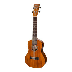 Mojo 'K20 Series' All Koa Electric Concert Ukulele with Built-in Tuner (Natural Satin)