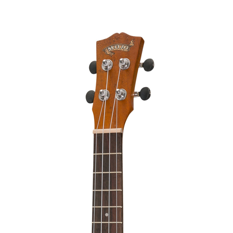 Mojo 'K20 Series' All Koa Electric Tenor Ukulele with Built-in Tuner (Natural Satin)