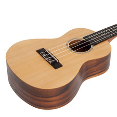 Mojo 'SZ40 Series' Spruce Top and Rosewood Back & Sides Concert Ukulele (Natural Satin)