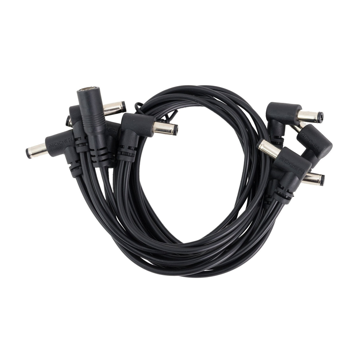 Mooer 8-Plug DC Daisy Chain Pedal Power Cable (Right-Angle Plugs)