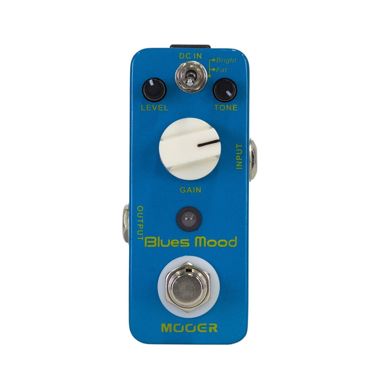 Mooer 'Blues Mood' Classic Blues Overdrive Micro Bass Guitar Effects Pedal