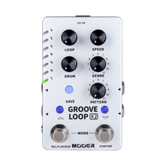 Mooer  Dual Footswitch 'Groove Loop X2' Stereo Looper Guitar Effects Pedal