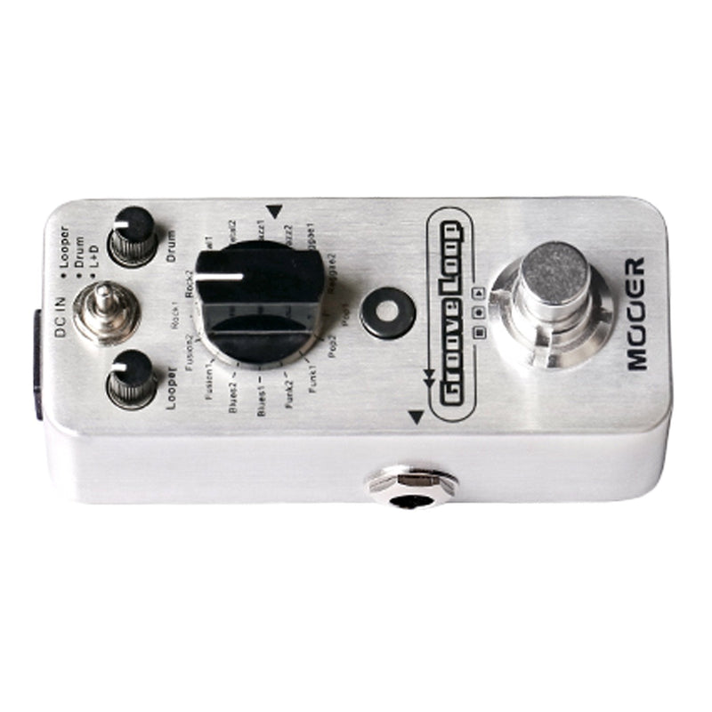 Mooer 'Groove Loop' Drum Machine & Looper Micro Guitar Effects Pedal