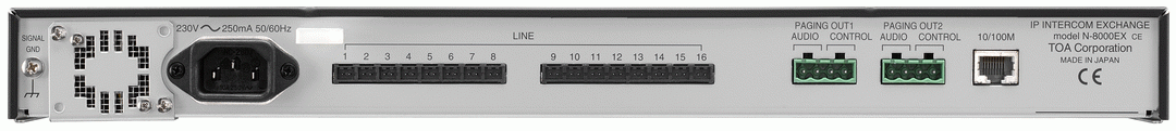 TOA N8000EX Intercom Exchange