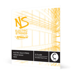 D'Addario NS Electric Cello Single C String, 4/4 Scale, Medium Tension