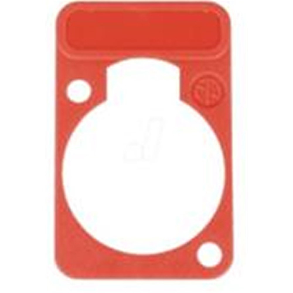 Neutrik LETTERING PLATE - RED (DSS-2)
