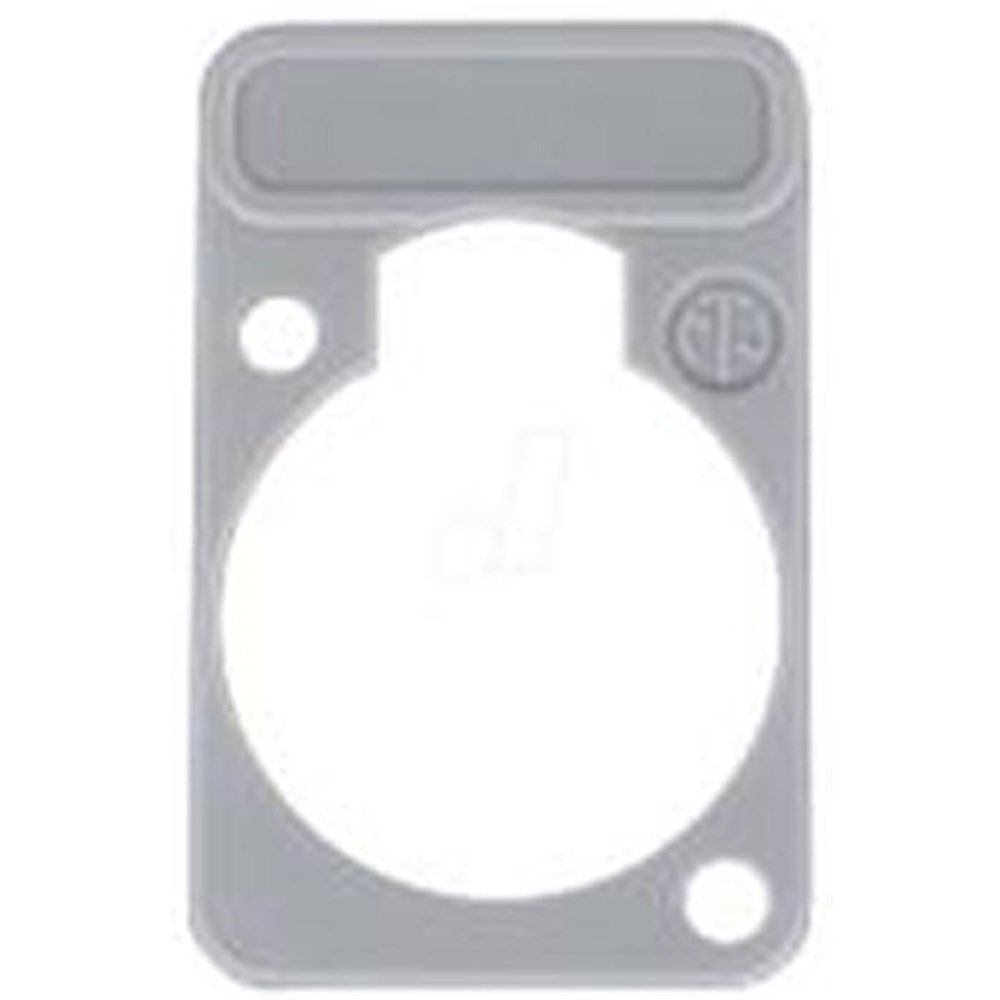Neutrik LETTERING PLATE - GREY (DSS-8)