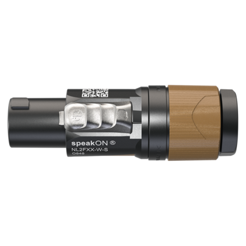 Neutrik 2 pole speakON cable connector (NL2FXX-W-S)