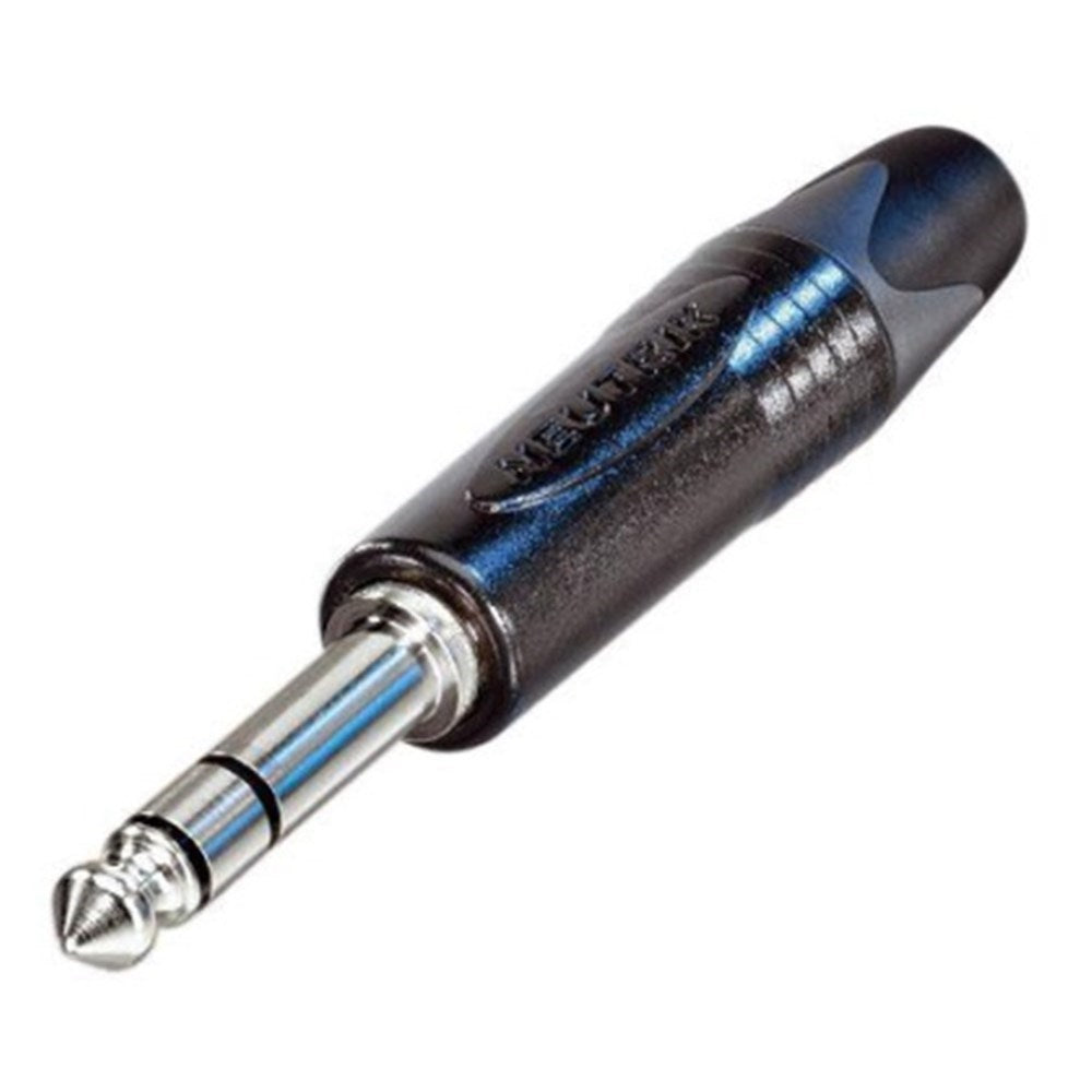 Neutrik STEREO JACK PLUG - NICKEL CONTACTS/ BLACK SHELL (NP3X-BAG)
