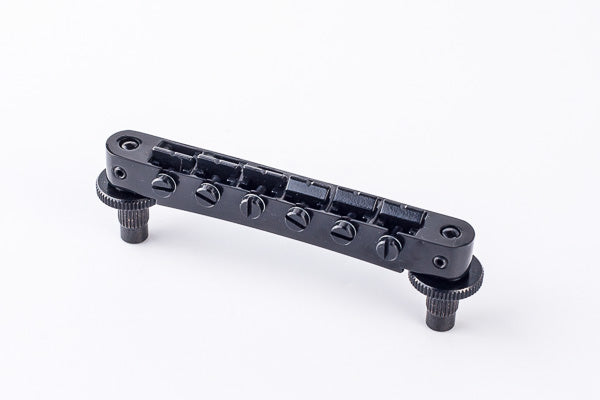 TonePros AVR2P with Nashville Post Tuneomatic - Nickel (Notched Saddles) Black