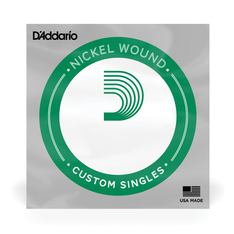 D'Addario NW021 Nickel Wound Electric Guitar Single String, .021