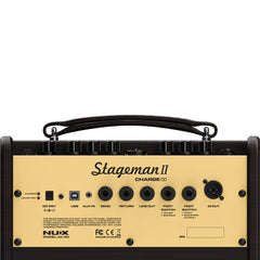 NUX Stageman II Charge, 80W Battery Powered Acoustic Guitar Amplifier with Digital FX