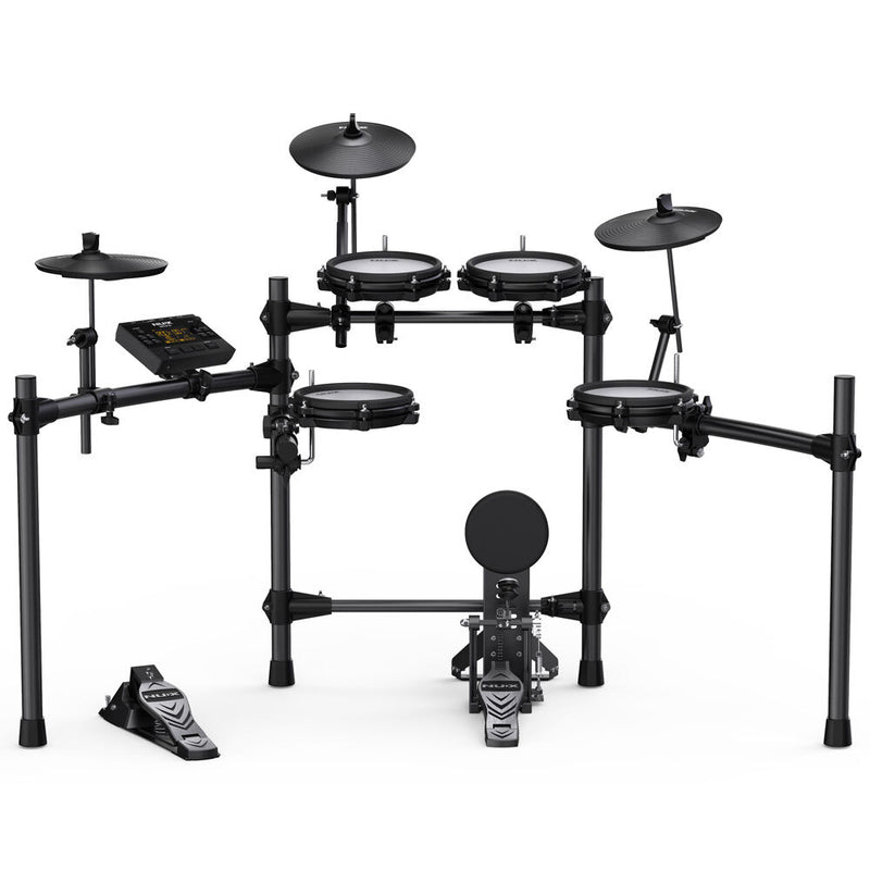 NUX DM210 Portable 8-Piece Electronic Drum Kit with All Mesh Heads