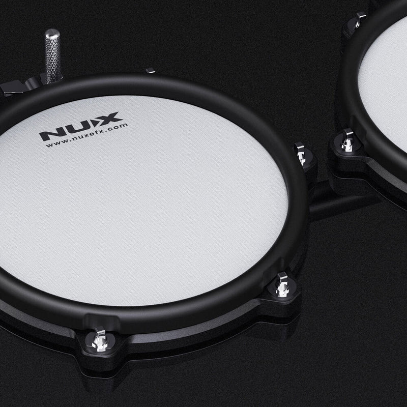 NUX DM210 Portable 8-Piece Electronic Drum Kit with All Mesh Heads