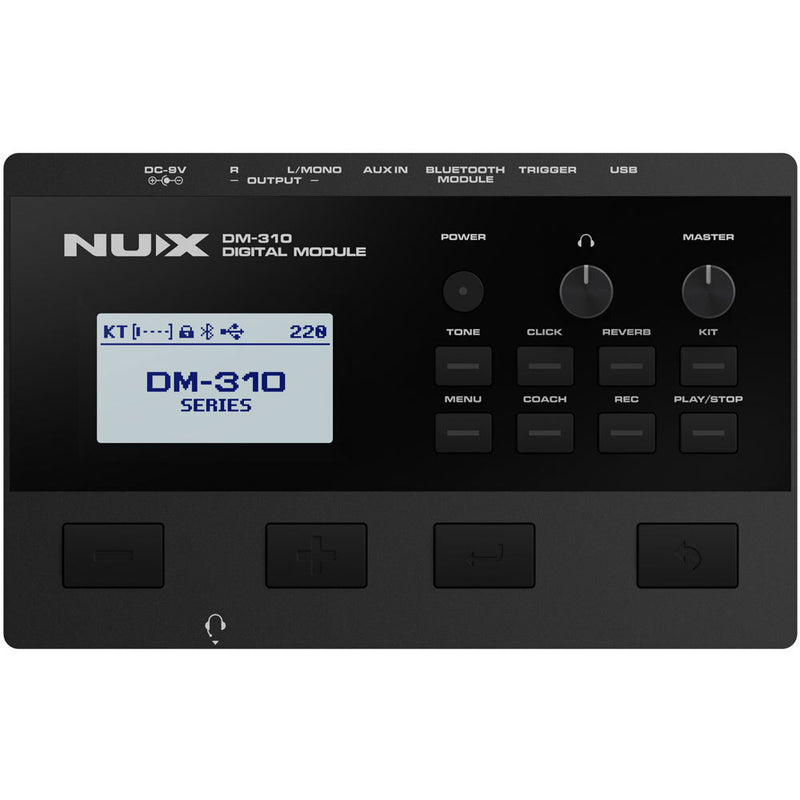 NU-X DM310 Portable 9-Piece Electronic Drum Kit with All Mesh Heads