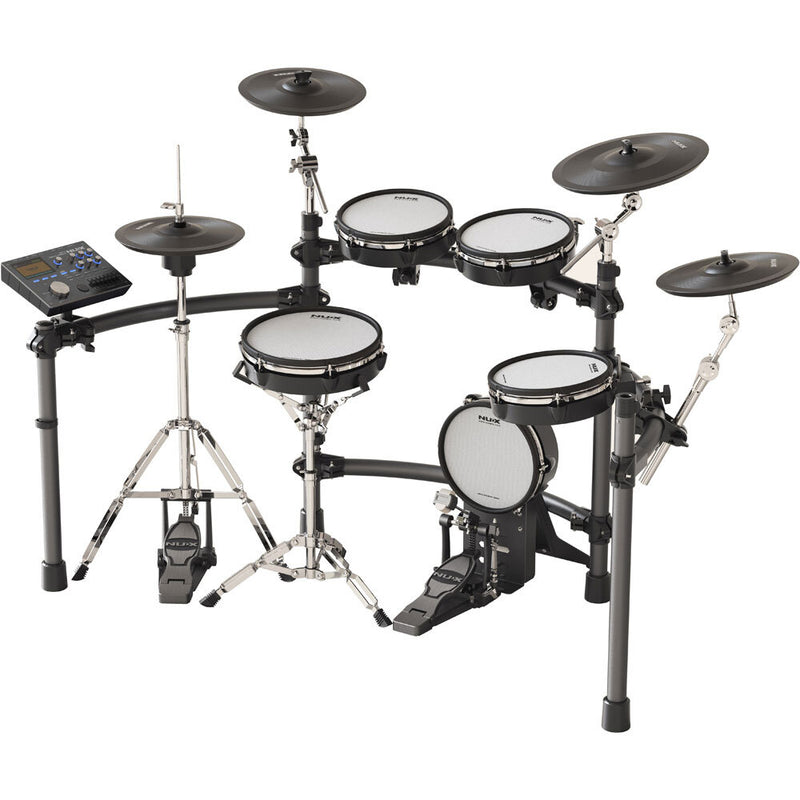 NUX DM8 Professional 9-Piece Electronic Drum Kit with All Mesh Heads
