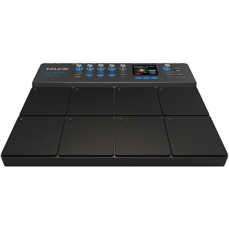 NU-X DP2000 Professional Digital Percussion Pad Sound Module with 8 Velocity Sensitive Strike Pads