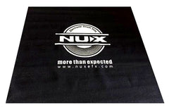 NuX Electronic Drums Floor Mat [1300 X 1300Mm)In Black With Nu-X Logo