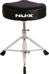 NU-X Double Braced Motostyle Drum Throne in Black
