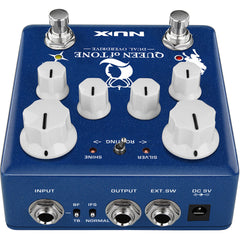 NUX Verdugo Series Queen Of Tone Dual Overdrive Effects Pedal