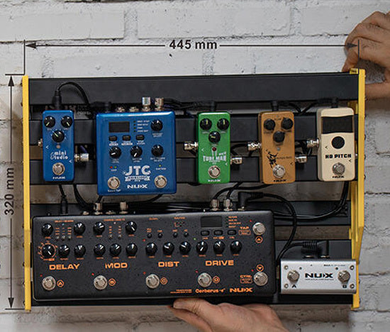 NU-X Bumblebee Large Manageable FX Pedalboard