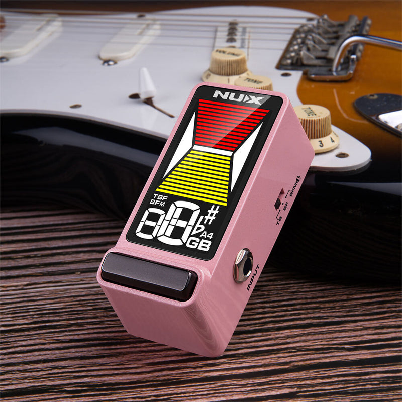 NUX Mini Core Series MKII "Flow Tune" Mini Tuner Pedal in Pink