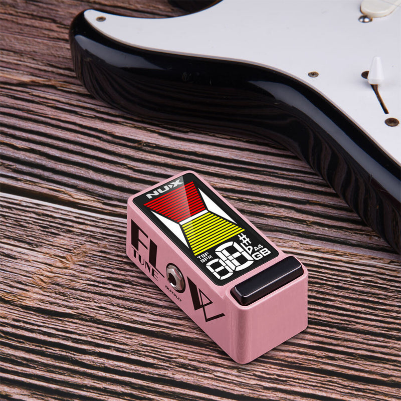 NUX Mini Core Series MKII "Flow Tune" Mini Tuner Pedal in Pink