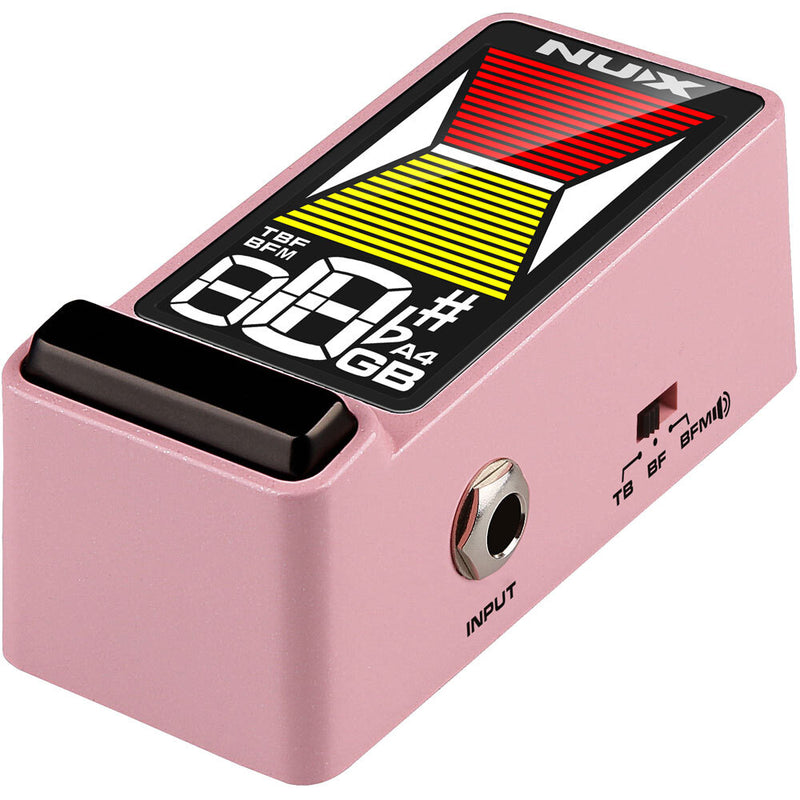 NUX Mini Core Series MKII "Flow Tune" Mini Tuner Pedal in Pink